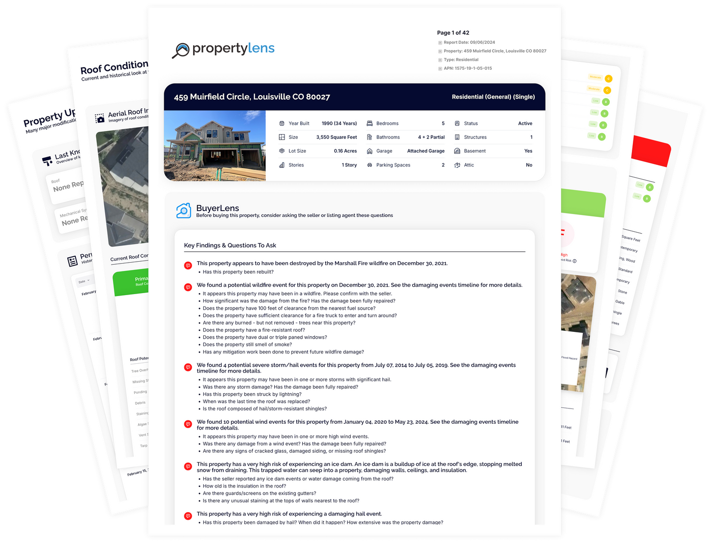 PropertyLens Home History Report